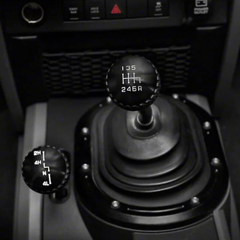 DV8 Offroad 6-Speed Shift Knob; Black D-JP-181112-BK