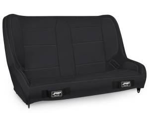 PRP Seats - PRP Jeep Wrangler TJ/LJ/JK Elite Series Rear Bench- Black Vinyl - A9236-39-201