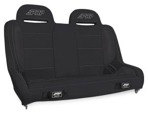 PRP Seats - PRP Jeep Wrangler JKU/JLU Elite Series Rear Bench- Black Vinyl - A9240-47-201
