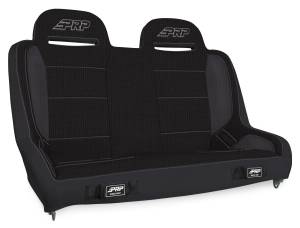 PRP Seats - PRP Jeep Wrangler JKU/JLU Elite Series Rear Bench- Black - A9240-47-50