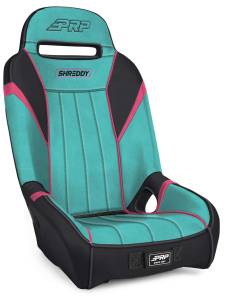 PRP Seats - PRP ShReddy GT/S.E. Suspension Seat- Black/Teal- Pink - SHRDYA5701-03