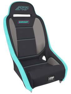 PRP Seats - PRP Shreddy Comp Elite Suspension Seat - Black/Teal - SHRDYA8301-01