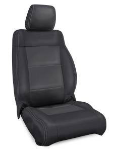 PRP Seats - PRP 07-10 Jeep Wrangler JK Front Seat Covers/2 door or 4 door (Pair) - Black/Grey - B016-03