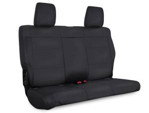 PRP Seats - PRP 07-10 Jeep Wrangler JK Rear Seat Covers/2 door - All Black - B017-02
