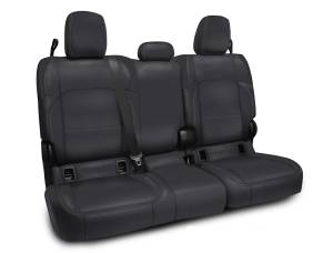 PRP Seats - PRP 2020+ Jeep Gladiator JT Rear Bench Cover for with Cloth Interior - Black with Red Stitching - B055-01