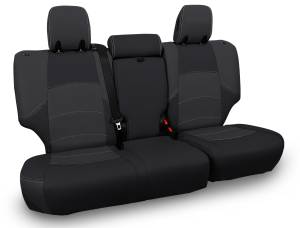 PRP Seats - PRP Rear Bench Cover for 2011+ Toyota 4Runner, 5-seat model - Black and Grey - B067-03