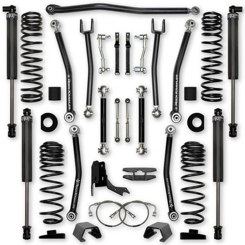 Rock Krawler - Gladiator Lift Kit 4.5 Inch X Factor System Stage 1 For 20-Pres Jeep Gladiator Rock Krawler - Image 1