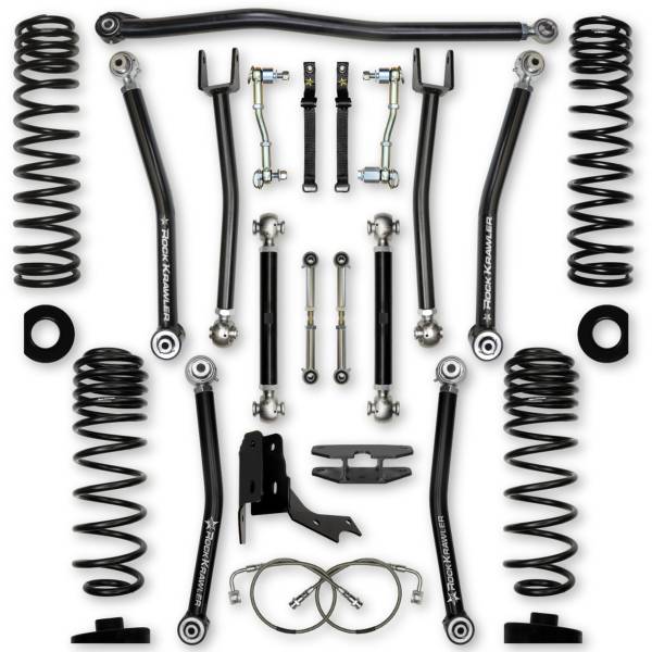 Rock Krawler - Gladiator Lift Kit 4.5 Inch X Factor System For 20-Pres Jeep Gladiator Rock Krawler - Image 1