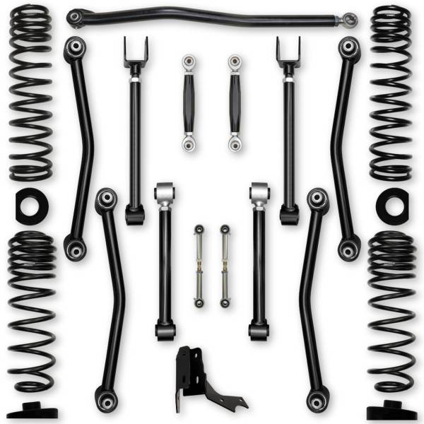 Rock Krawler - Gladiator 3.0 Inch Lift Kit For 20-Pres Jeep Gladiator Ultimate Adventure No Limits System Rock Krawler - Image 1