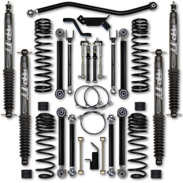 Rock Krawler - Rock Krawler LJ 2.0 Inch X Factor Short Arm Lift Kit w/ Twin Tube Shocks 04-06 Wrangler Unlimited - Image 1