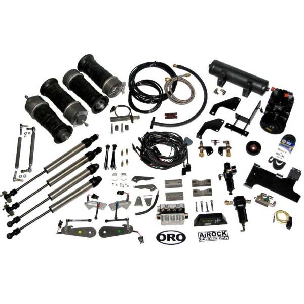 OffRoadOnly - OffRoadOnly Jeep TJ Air Suspension System Combo For 97-06 Wrangler TJ 4.0L Includes York On Board Air and Sway Bar AiROCK - AK-ARTJcombo - Image 1