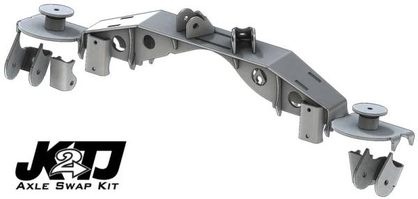 Artec Industries - Artec Industries JK2TJ Triangulated Swap Kit W/Truss 2.63 Inch / OEM - TJ4424 - Image 1