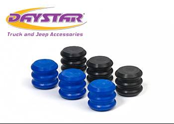 Daystar - Daystar Stinger Bump Stop Rebuild Kit Includes 3 Black EVS Inserts and 3 Blue EVS Inserts Daystar - KU71093 - Image 1