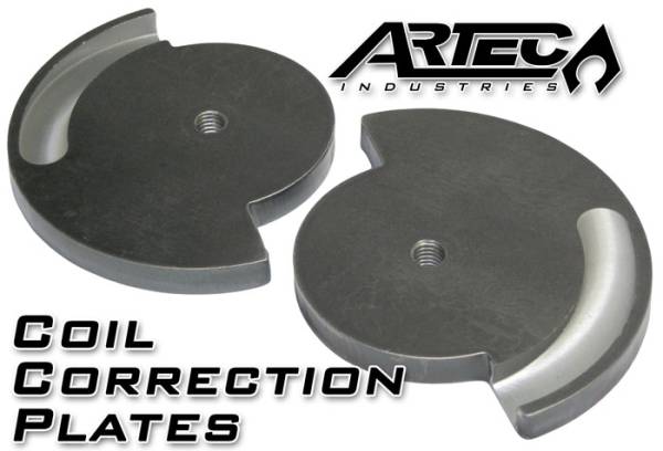 Artec Industries - Artec Industries Jeep ZJ Coil Correction Plates 93-98 Jeep ZJ Pair - BR1041 - Image 1