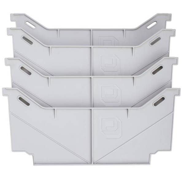 Decked - Decked Drawer Dividers Set Of 4 Grey - AD2 - Image 1