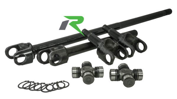 Revolution Gear and Axle - Revolution Gear and Axle Discovery Series Front Axle Kit for TJ XJ YJ and ZJ Dana 30 4340 Chromoly Front with 5-760X U/Joints 30 Spline Upgrade (Need Locker) - DC-D30-TJ-30 - Image 1