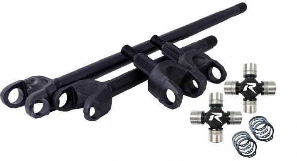 Revolution Gear and Axle - Revolution Gear and Axle Discovery Series JK Dana 44 4340 Chromoly HD Front Axle Kit, Larger 1350 Style HD Chromoly U-Joints, - DC-D44-JK-HD - Image 1