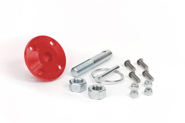 Daystar - Daystar Hood Pin Kit Red Single Includes Polyurethane Isolator Pin Spring Clip and Related Hardware Daystar - KU71104RE - Image 1