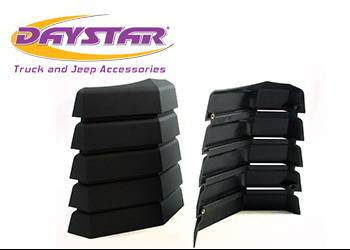 Daystar - Daystar 87-06 Jeep Wrangler YJ and TJ Wrangler Hood Vents Black Pair Daystar - KJ71042BK - Image 1