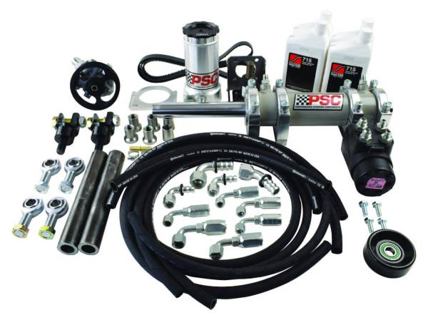 PSC Steering - PSC Steering Full Hydraulic Steering Kit, 2007-11 Jeep JK (40 Inch and Larger Tire Size) - FHK400JK - Image 1