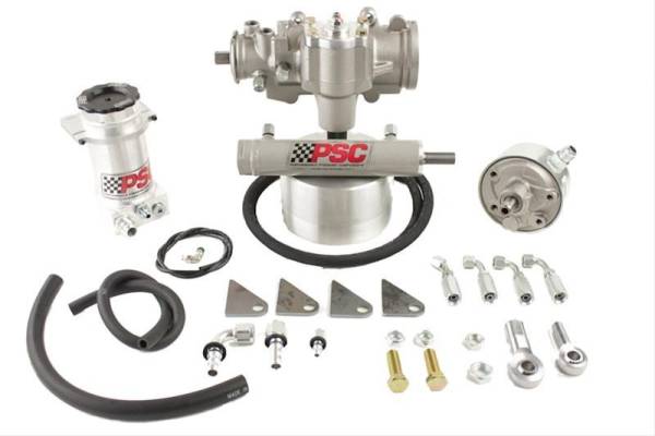 PSC Steering - PSC Steering Cylinder Assist Steering Kit, 1980-86 Jeep CJ5/CJ7/CJ8 with Factory Power Steering (32-38 Inch Tire Size) - SK115 - Image 1