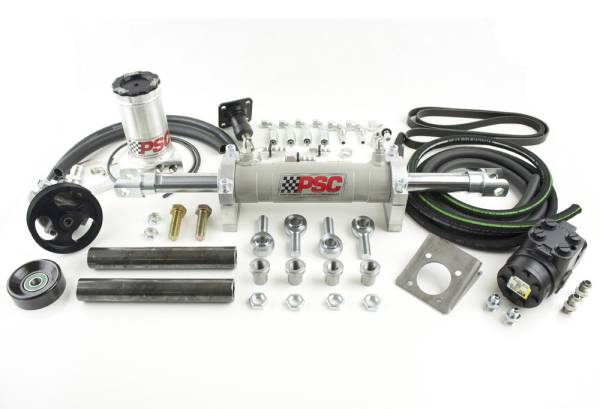 PSC Steering - PSC Steering Full Hydraulic Steering Kit, 2007-11 Jeep JK 3.8L EGH (35-42 Inch Tire Size) - FHK100JK - Image 1