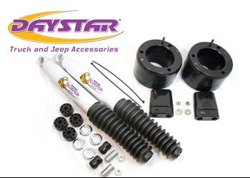 Daystar - Daystar 13-21 Ram 3500 2WD 14-121 RAM 2500 2WD 2 Inch Leveling Kit Front 2 Scorpion Shocks Included Daystar - KC09137BK - Image 1