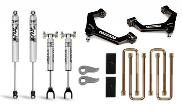 Cognito Motorsports Truck - Cognito 3-Inch Performance Uniball Leveling Lift Kit With Fox PS 2.0 IFP Shocks for 20-22 Silverado/Sierra 2500/3500 2WD/4WD - 110-P0882 - Image 1