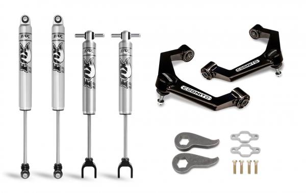 Cognito Motorsports Truck - Cognito 3-Inch Performance Leveling Kit with Fox PS 2.0 IFP Shocks for 11-19  Silverado/Sierra 2500/3500 2WD/4WD - 110-P0928 - Image 1
