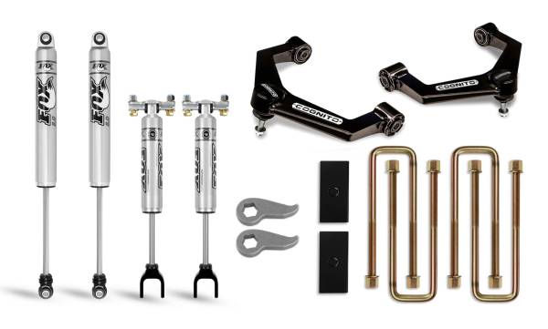 Cognito Motorsports Truck - Cognito 3-Inch Performance Leveling Lift Kit With Fox PS 2.0 IFP Shocks for 20-22 Silverado/Sierra 2500/3500 2WD/4WD - 110-P0883 - Image 1
