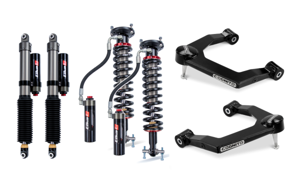 Cognito Motorsports Truck - Cognito 1-Inch Elite Leveling Kit With Elka 2.5 Shocks for 19-22 Silverado Trail Boss/Sierra AT4 1500 4WD - 210-P1139 - Image 1