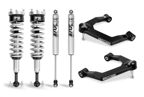 Cognito Motorsports Truck - Cognito 3-Inch Performance Uniball Leveling Kit With Fox PS Coilover 2.0 IFP Shocks for 19-22 Silverado/Sierra 1500 2WD/4WD - 210-P0875 - Image 1