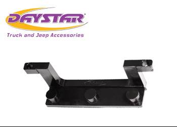 Daystar - Daystar License Plate Bracket for Roller Fairlead Isolator Black Daystar - KU70040BK - Image 1