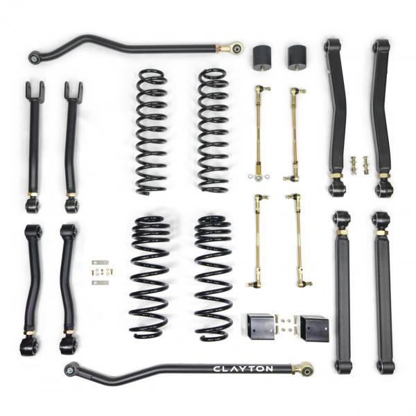 Clayton Off Road - Clayton Off Road Jeep JL 392 3.5 Inch Overland Plus Lift Kit For 18-Pres Wrangler JL Clayton Offroad - COR-3009335 - Image 1