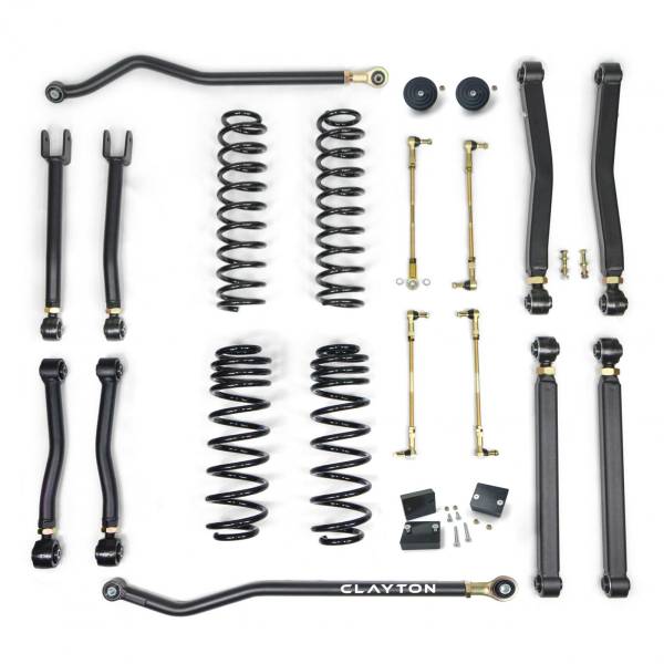 Clayton Off Road - Clayton Off Road Jeep JL 392 2.5 Inch Lift Kit Overland Plus For 18-Pres Wrangler JL Clayton Offroad - COR-3009325 - Image 1