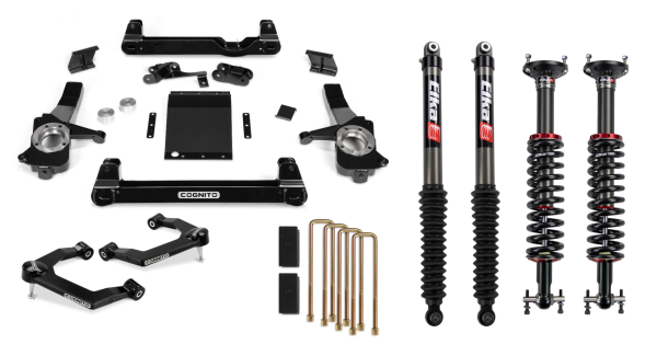 Cognito Motorsports Truck - Cognito 6-Inch Performance Lift Kit with Elka 2.0 IFP Shocks For 19-22 Silverado/Sierra 1500 2WD/ 4WD, including AT4, and Trail Boss  - 210-P1149 - Image 1