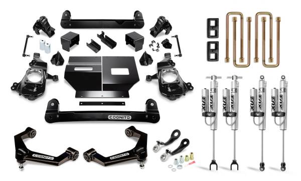 Cognito Motorsports Truck - Cognito 4-Inch Performance Lift Kit with Fox PS 2.0 IFP Shocks for 20-22 Silverado/Sierra 2500/3500 2WD/4WD - 110-P0896 - Image 1