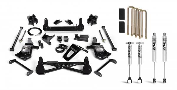 Cognito Motorsports Truck - Cognito 7-Inch Standard Lift Kit with Fox PSMT 2.0 Shocks for 11-19 Silverado/Sierra 2500/3500 2WD/4WD Stabilitrak - 110-P0780 - Image 1