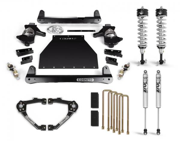 Cognito Motorsports Truck - Cognito 4-Inch Performance Lift Kit With Fox PS IFP 2.0 Shocks for 14-18 Silverado/Sierra 1500 2WD/4WD With OEM Stamped Steel/Cast Aluminum Control Arms - 210-P0963 - Image 1