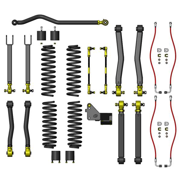 Clayton Off Road - Clayton Off Road Jeep Wrangler 2.5 Inch Premium Lift Kit 07-18 JK  - COR-2908025 - Image 1