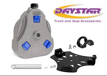Daystar - Daystar Cam Can Gray Drinking Water 2 Gallons W/ 1.5 Inch Roll Bar Mount Includes Spout Daystar - KU71129RB - Image 1