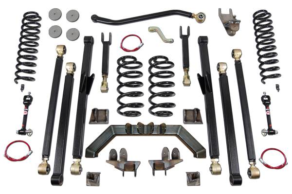 Clayton Off Road - Clayton Off Road Jeep Wrangler 4.0 Inch Long Arm Lift Kit 1997-2006 TJ - COR-3205010 - Image 1