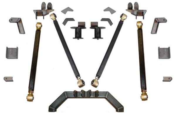 Clayton Off Road - Clayton Off Road Jeep Wrangler Pro Series Rear Long Arm Upgrade Kit W/5 Inch Stretch 1997-2006 TJ - COR-4805302 - Image 1