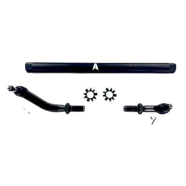 Apex Chassis - Apex Chassis Heavy Duty 2.5 Ton No Flip Drag Link Assembly in Black Anodized Aluminum Fits: 19-22 Jeep Gladiator JT 18-22 Jeep Wrangler JL/JLU. Note: This NO-FLIP kit fits Dana 44 & Dana 30 axles with a lift of 4.5 inches or less - KIT123 - Image 1