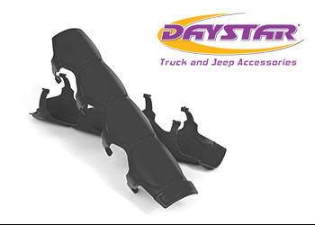 Daystar - Daystar Universal Shock and Steering Stabilizer Armor Pair Black Includes Mounting Rings Daystar - KU71112BK - Image 1