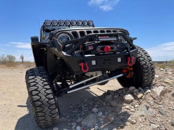 Apex Chassis - Apex Chassis Heavy Duty 2.5 Ton Tie Rod & Drag Link Assembly in Steel Fits: 19-22 Jeep Gladiator JT 18-22 Jeep Wrangler JL/JLU. Note: This FLIP kit fits a Dana 30 axle with a lift exceeding 4.5 inches. Requires drilling the knuckle. - KIT115-Dana30-YesFli - Image 1