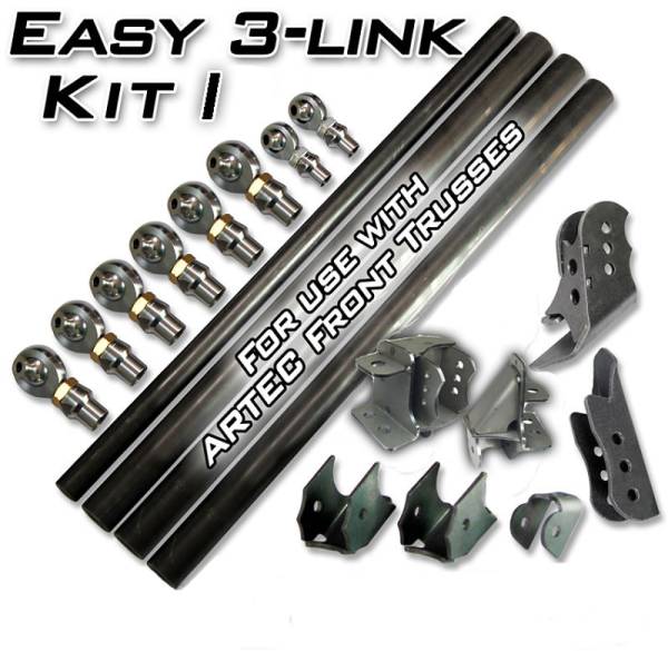Artec Industries - Artec Industries Easy 3 Link Kit I Dual Bracket for Artec Truss Outside Frame Ford 85-91.5 with DOM - LK0303 - Image 1