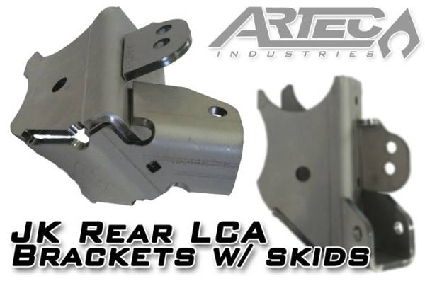 Artec Industries - Artec Industries JK Rear LCA Brackets W/Skids - JK4427 - Image 1