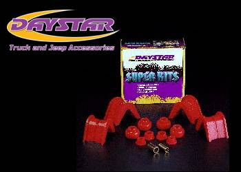Daystar - Daystar 66-79 F150 Bronco C-Bushings 4 Deg 14 Pcs. Includes Track Arm Radius and Strut Arm Bushings Daystar - KF07005BK - Image 1