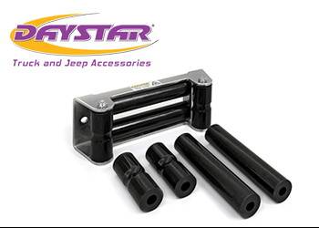 Daystar - Daystar Roller Fairlead Rope Rollers For Synthetic Winch Rope Black Daystar - KU70054BK - Image 1